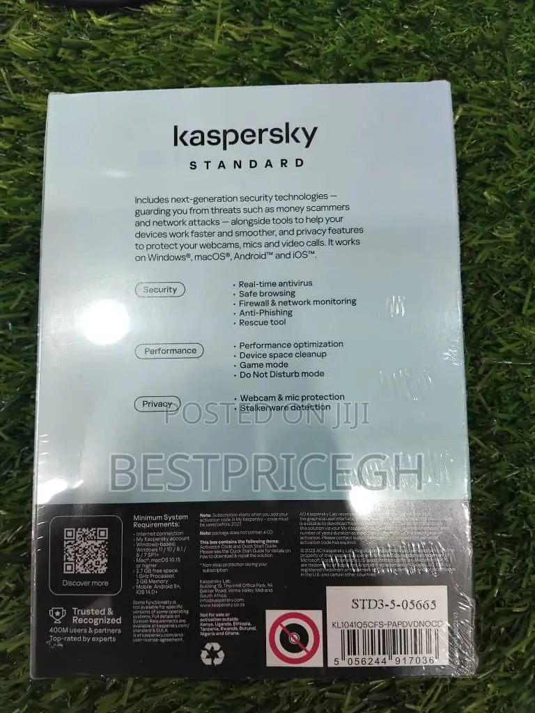 Kaspersky Standard Anti-Virus - 3 Devices