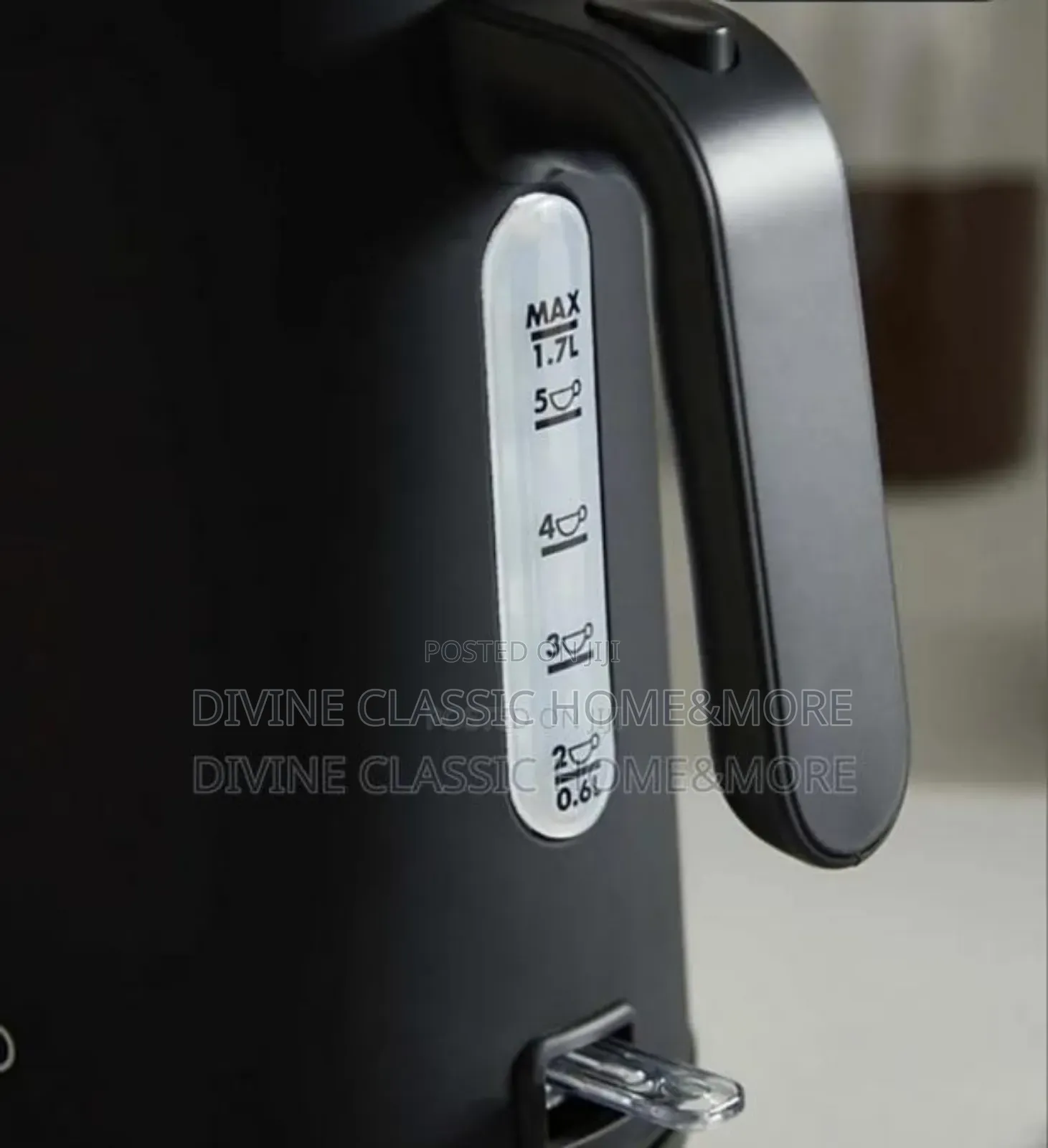 Gino d'Acampo Black Fast Boil Kettle