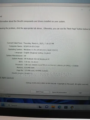 Laptop HP ProBook 430 G8 8GB Intel Core i3 SSD 256GB