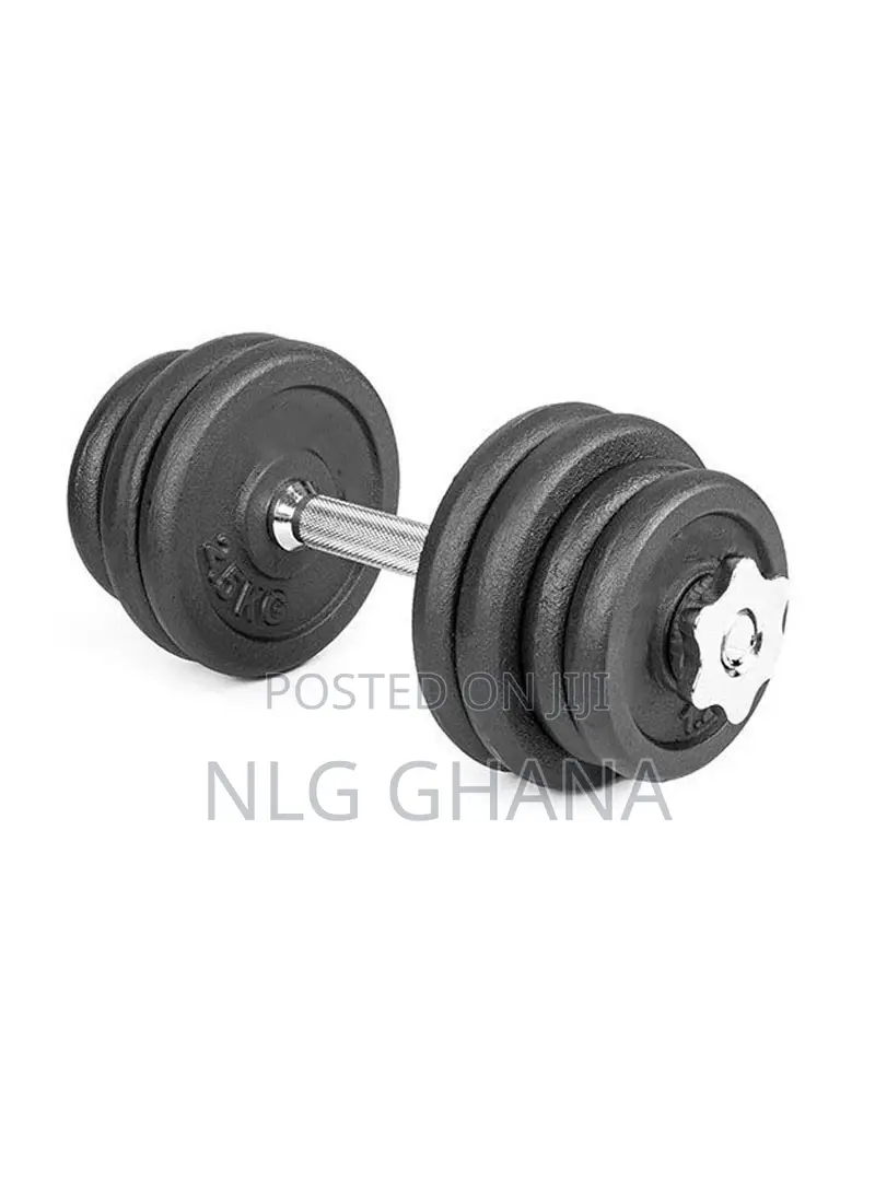 50kg Adjustable Cast Iron Barbell Dumbbells Set Hj_a070a