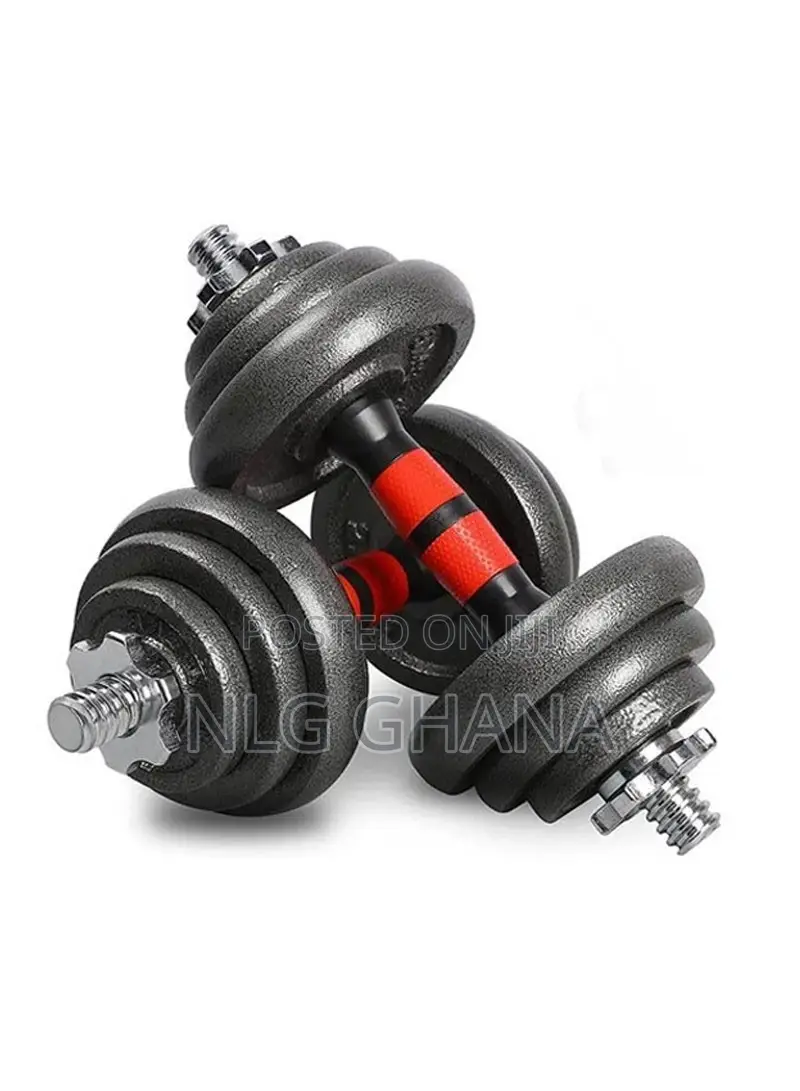 50kg Adjustable Cast Iron Barbell Dumbbells Set Hj_a070a