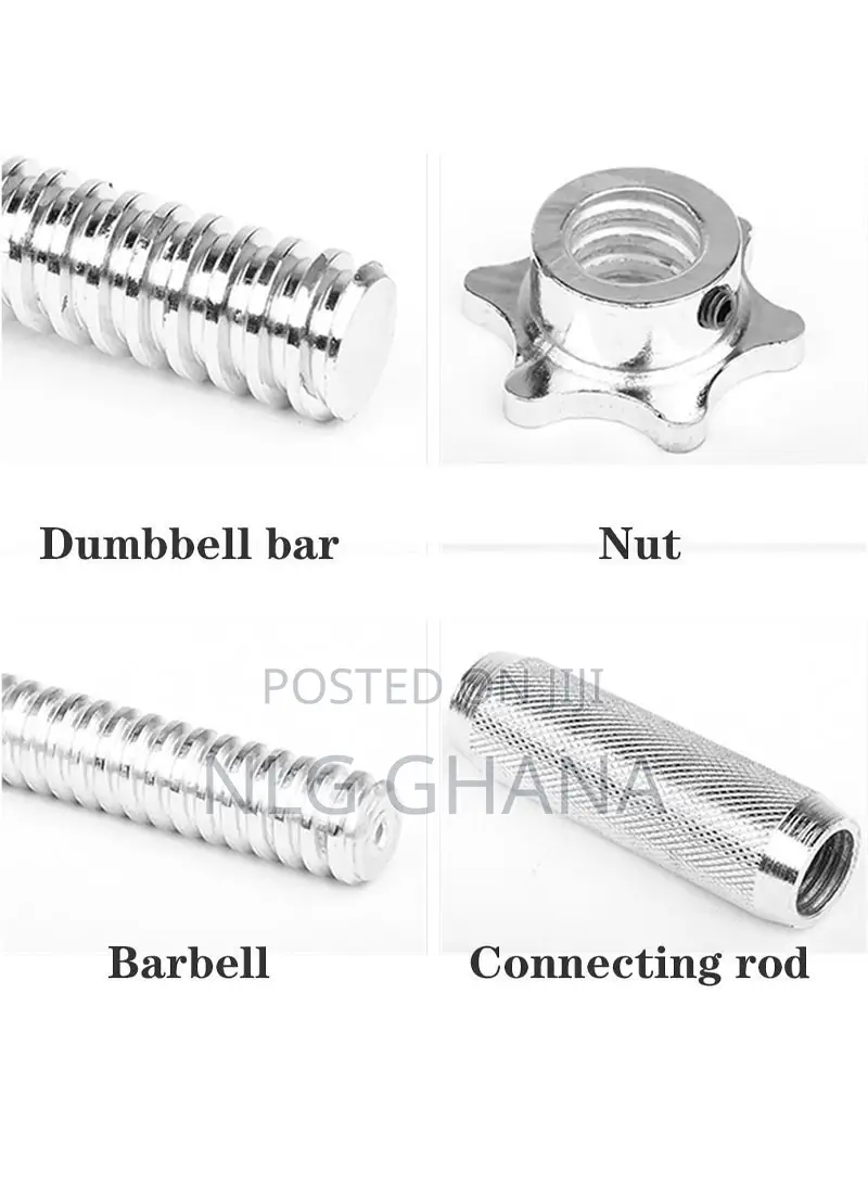 50kg Adjustable Cast Iron Barbell Dumbbells Set Hj_a070a