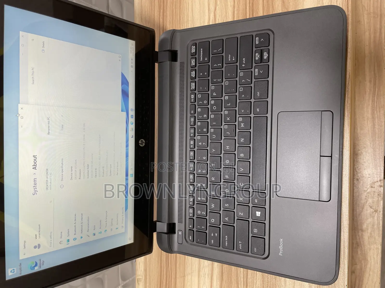 New Laptop HP ProBook 11 G2 EE 4GB Intel Core I3 SSHD (Hybrid) 500GB