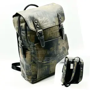 Vintage Leather Unisex Backpacks