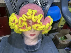 Handmade Crochet Raffle Hat