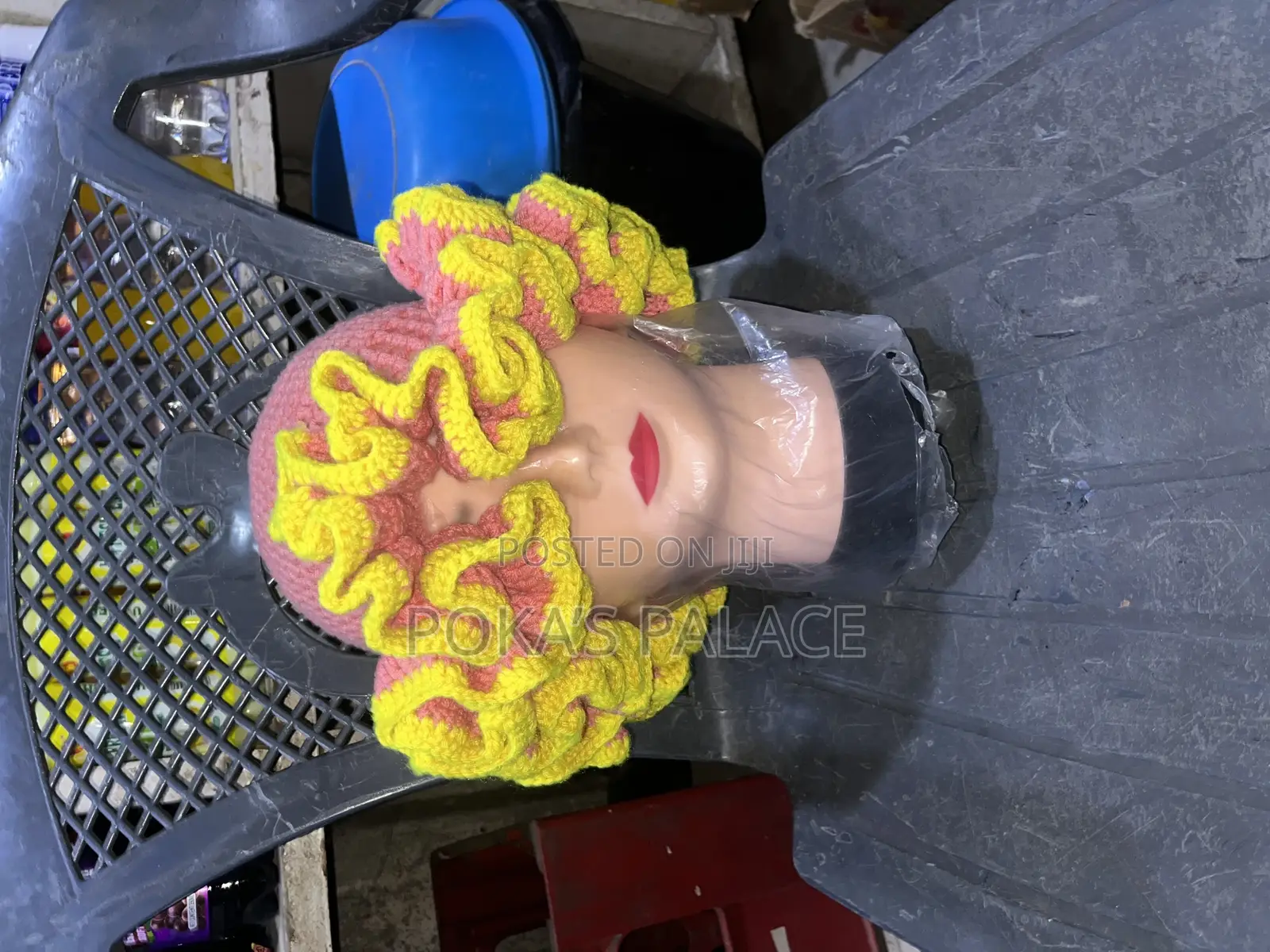 Handmade Crochet Raffle Hat