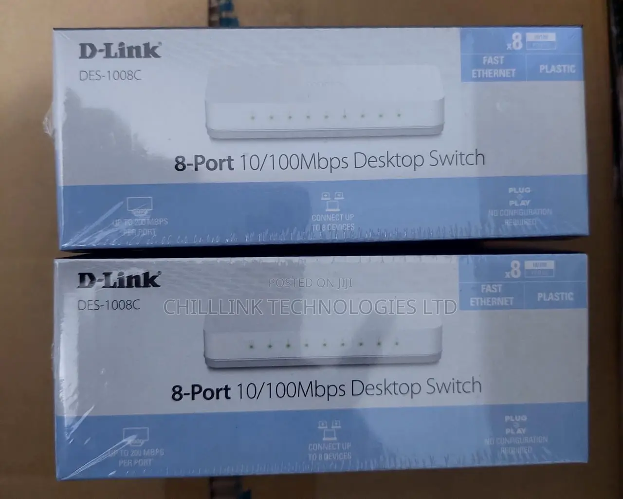 D-Link 8-Port 10/100mbps Desktop Switch