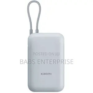 Photo - Xiaomi Power Bank 10000mah With Cable Ice Blue Gl