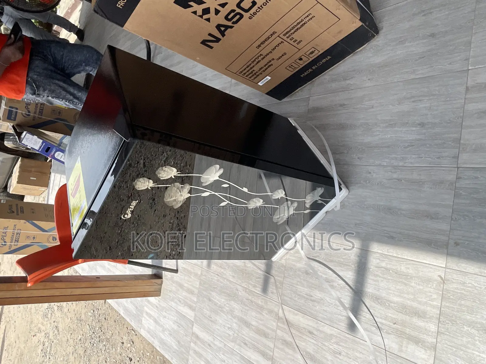 A+ Energy Efficient Pearl 80liters Table Top Fridge Black