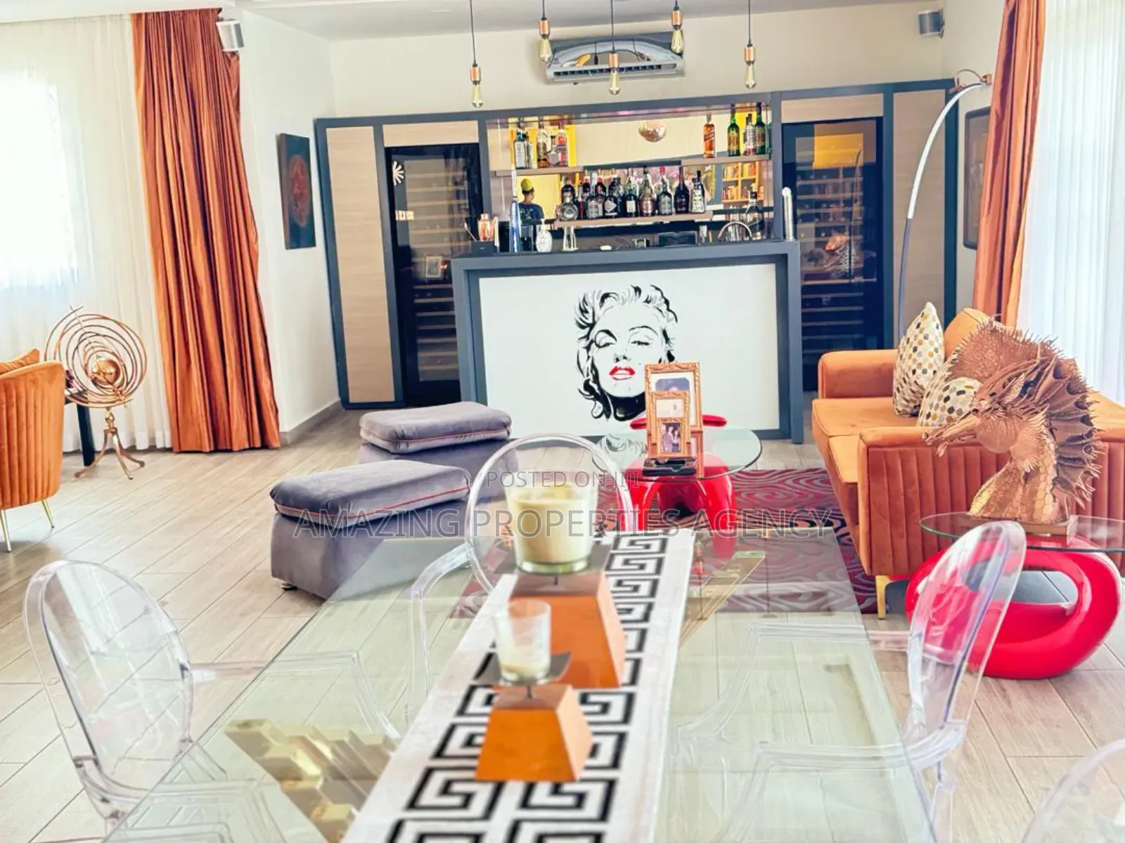Furnished 5bdrm House in Labone for rent