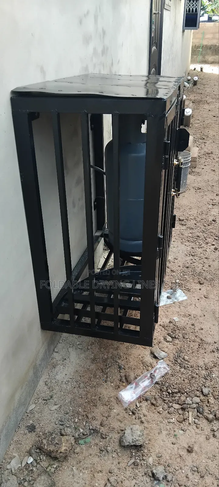 Double Gas Cylinder Cage