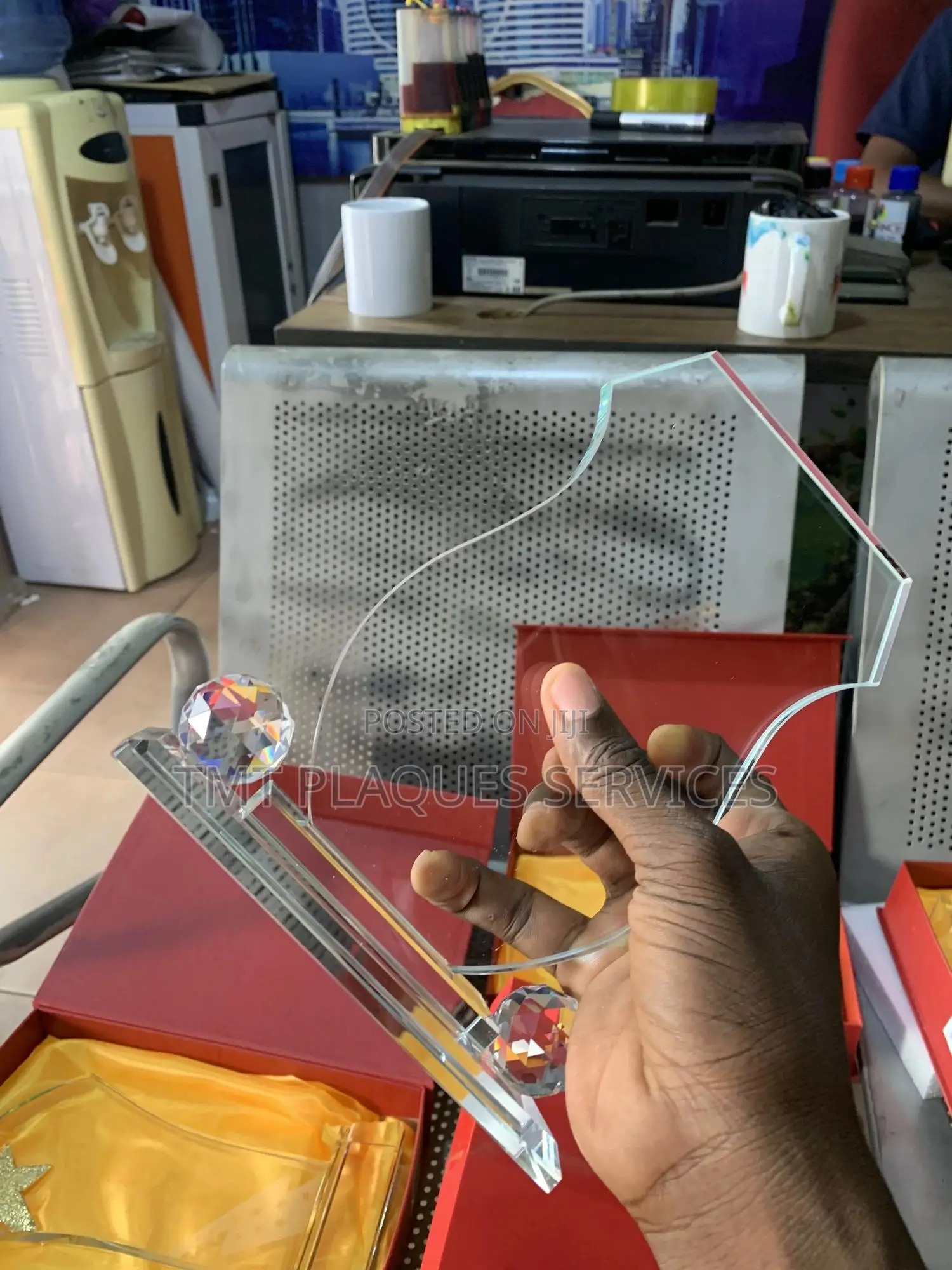 Rounded Shape Crystal Award Plaque