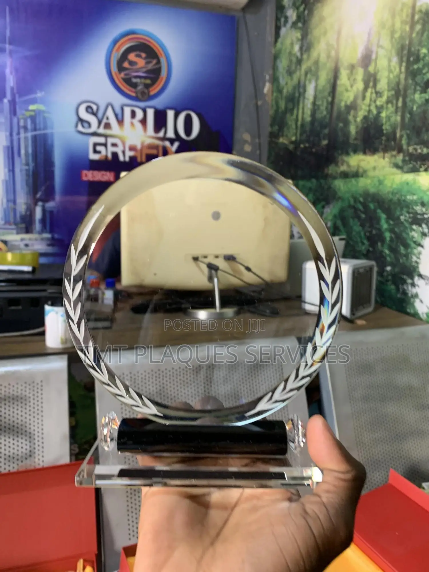 Round Circle Award Plaque