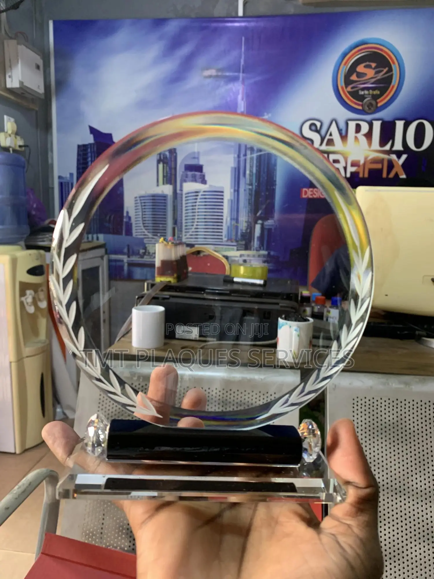 Round Circle Award Plaque