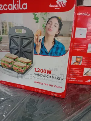 Decakila Buckle Design Sandwich Maker Decakila Sandwich