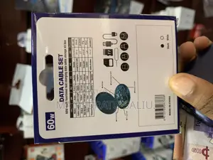 60w Multi Functional Fast Charging Data Cable Storage Kit