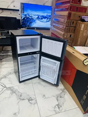 Double Door Fridge Grey Color Pearl Table Top 