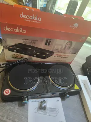 Decakila Electric Double Burner Hot Plate