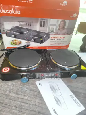 Decakila Electric Double Burner Hot Plate