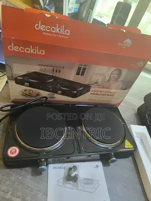 Decakila Electric Double Burner Hot Plate
