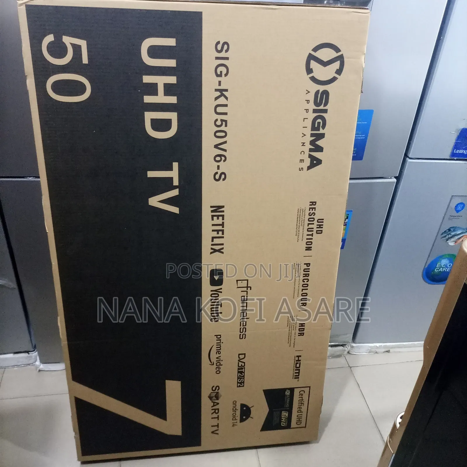Sigma 50inch Smart Tv Frameless