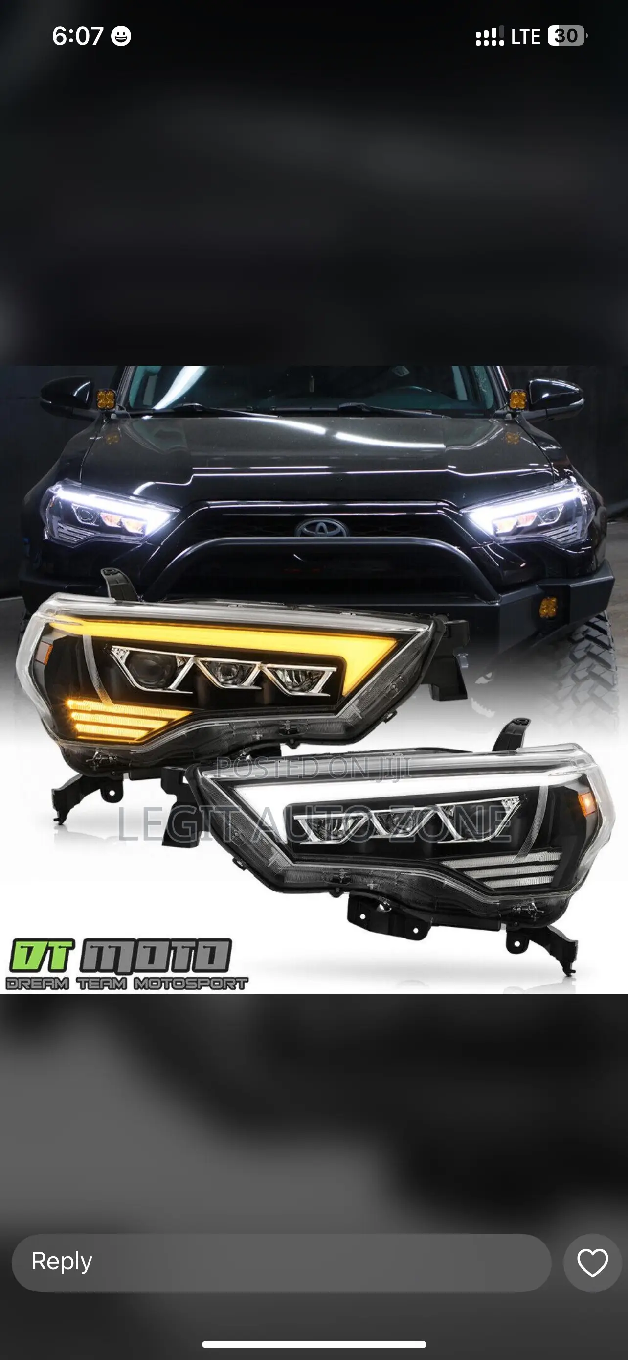 Toyota 4runner 2014,2020 Spec Headlights