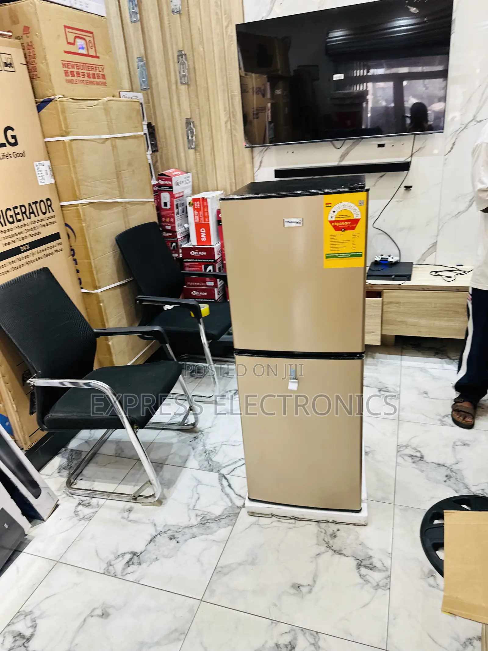 Fantastic Sleek Double Door Fridge Nasco Nasd2-18fl.
