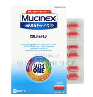 Maximum Strength Mucinex Fast-Max Cold Flu Caplets