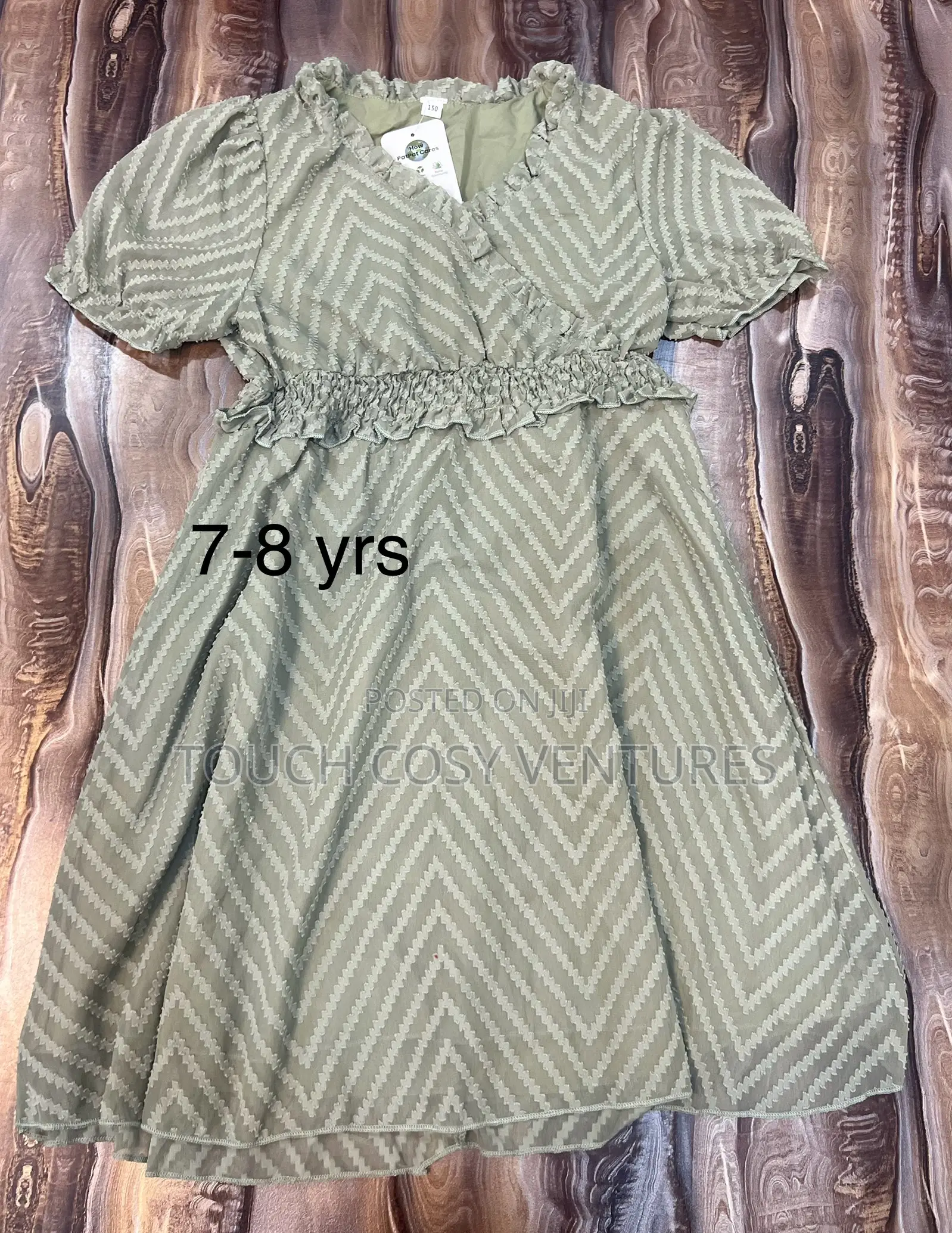 Elegant Baby Green Dress