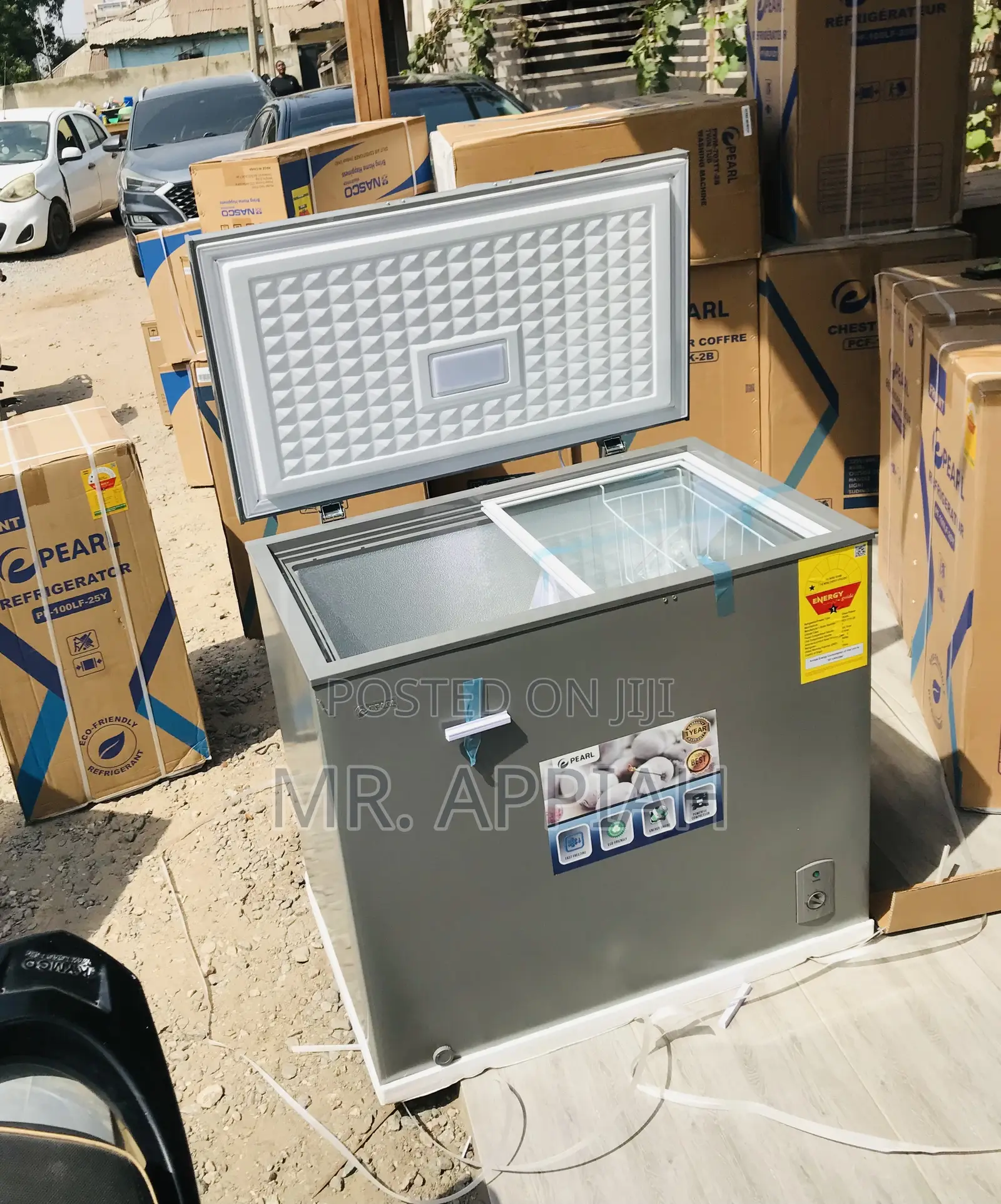Choose Premium Pearl 200 Liters Chest Freezer(Gray