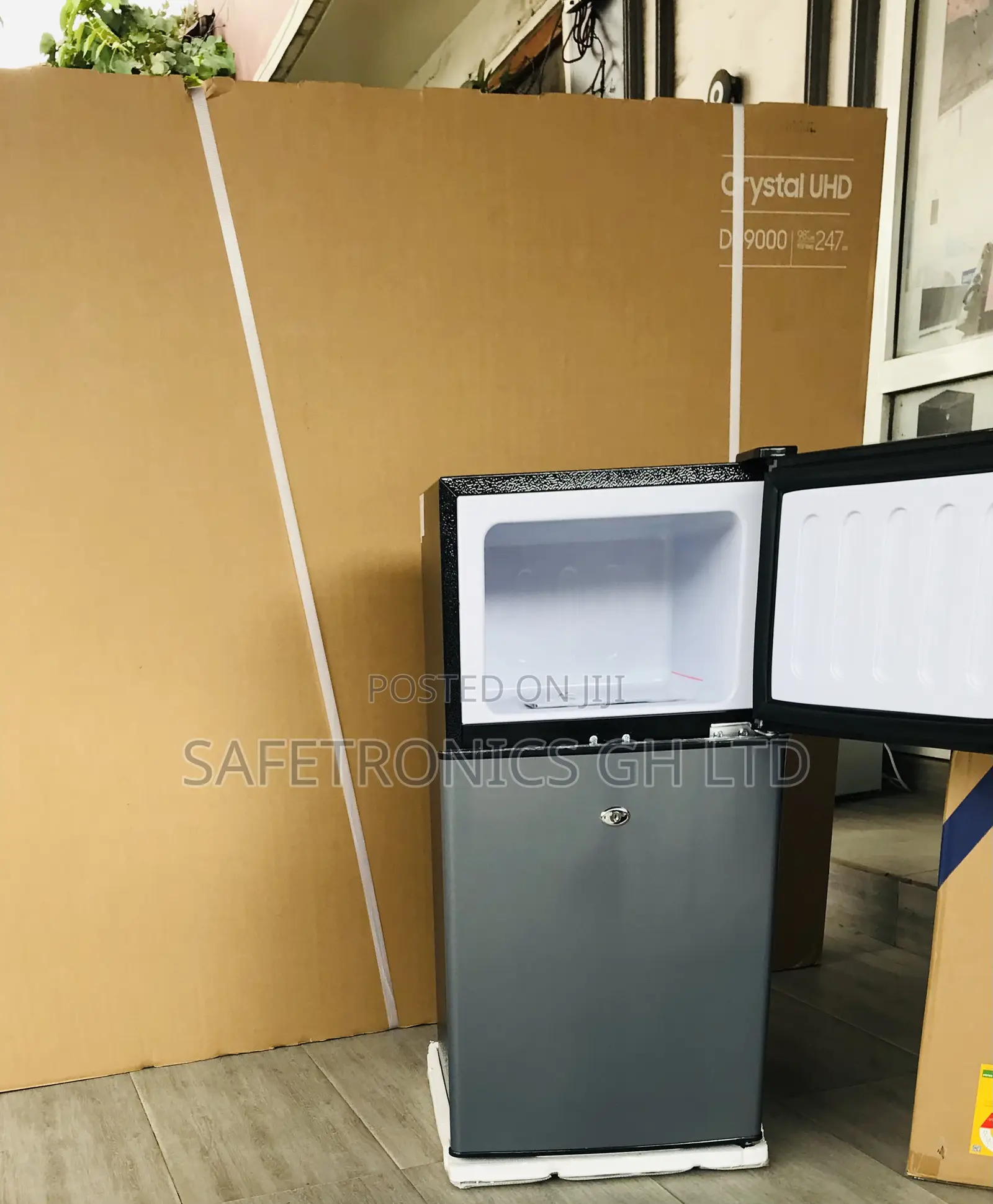 Kindly Choose Dark Grey Top Freezer Doubledoor Pearl Fridge