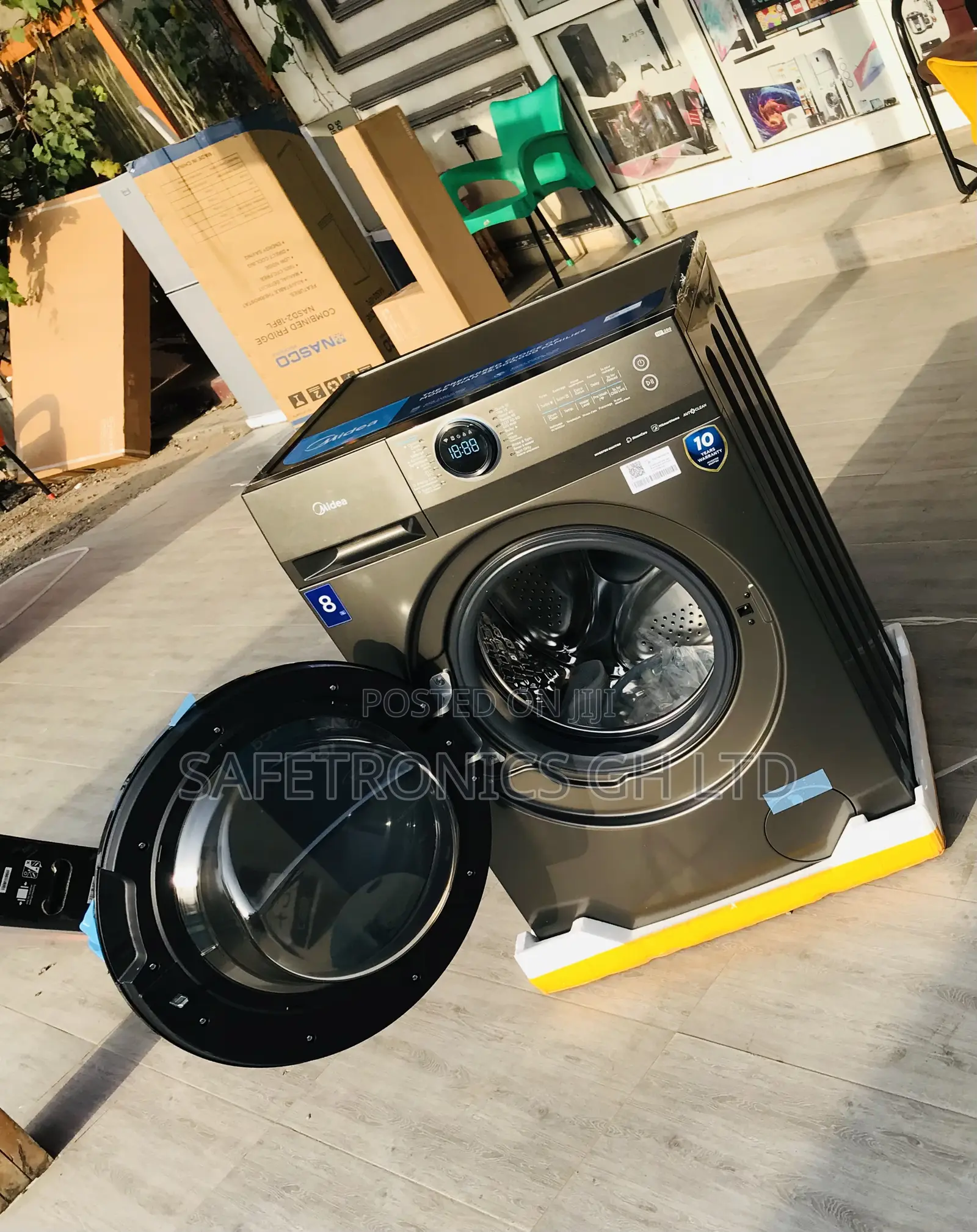 High Quality Midea 8kg Front Load Inverter Fullauto Washer