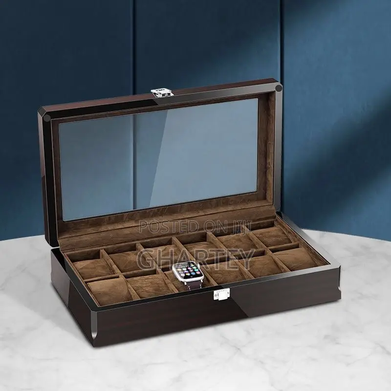 12 Slots Watch Case, Watch Organizer Available