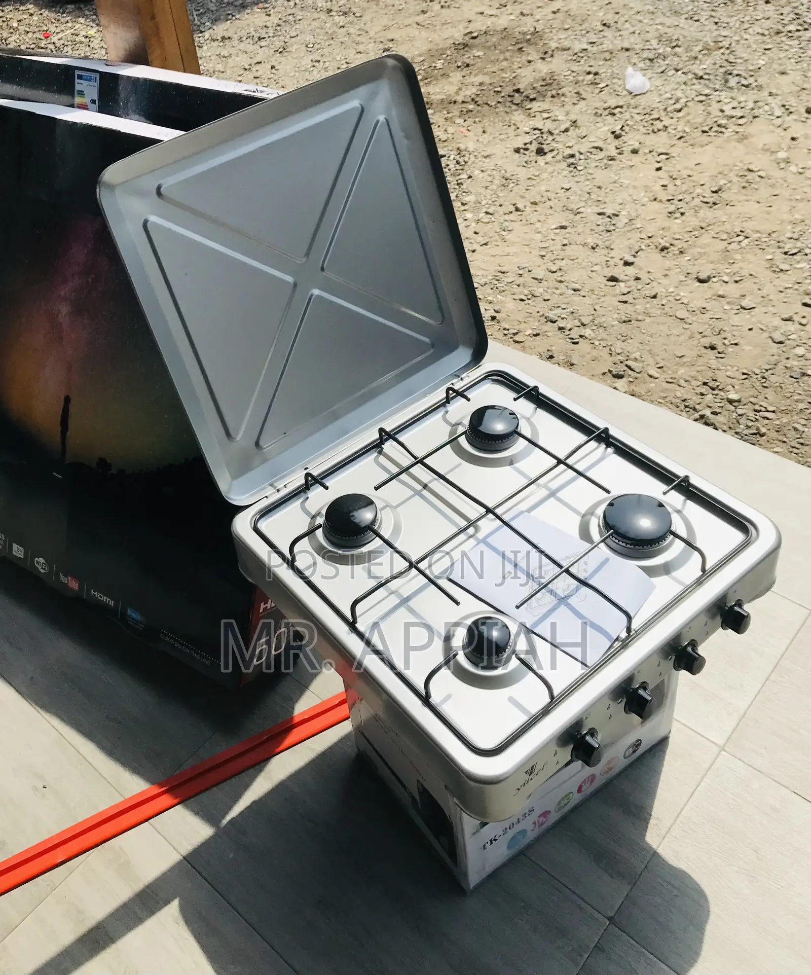 Premium Quality Yucel 4 Gas Table Top Cooker(Gray)