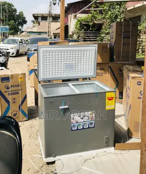 Double Door Electric Pearl 200 Liters Chest Freezer 