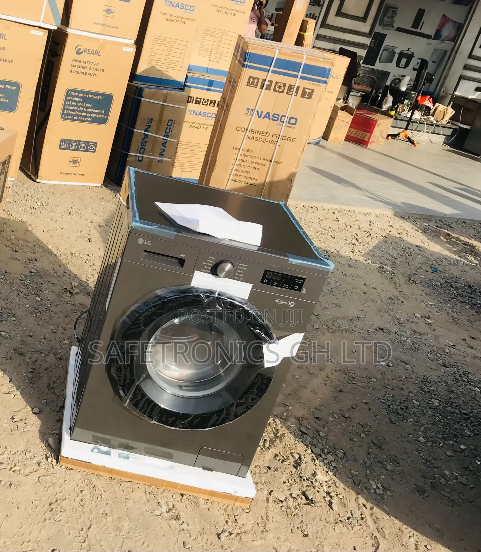 Neatly Boxed Lg Fullauto Frontload 8kg Washer Smart
