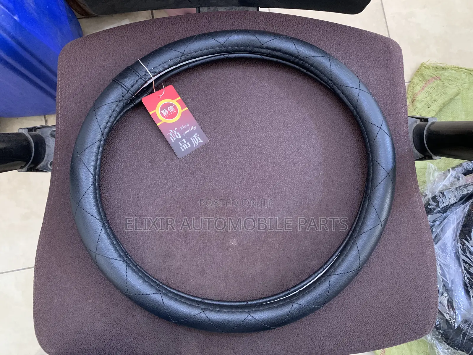 Original All Black Steering Wheel Covers
