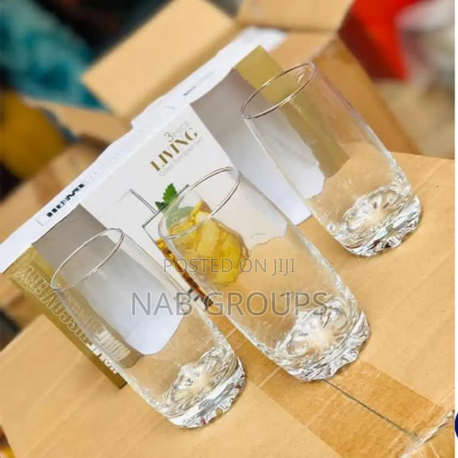 3pcs Stemless Glass