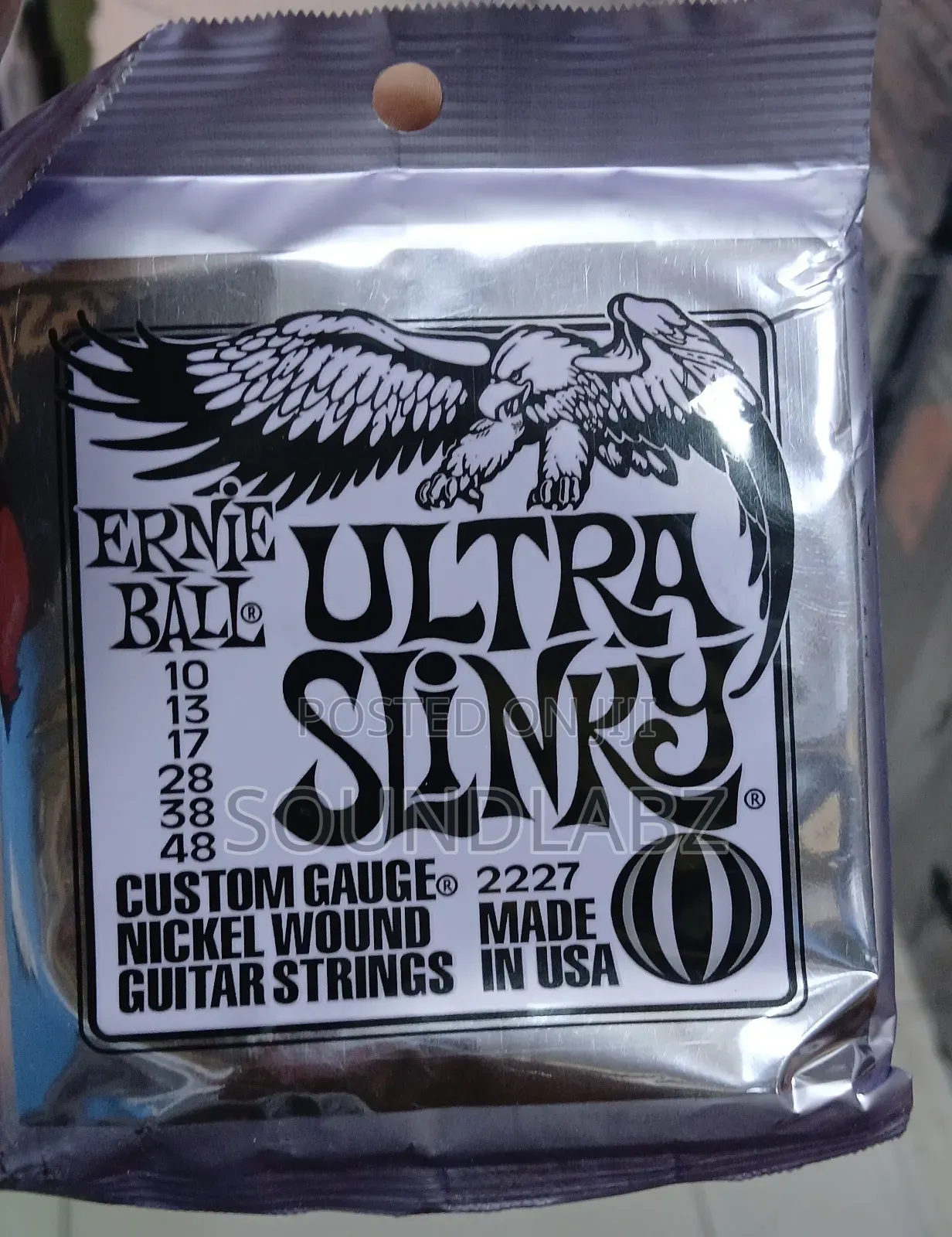 Ernie Ball Ultra Slinky Nickel Wound Electric Guitar Strings