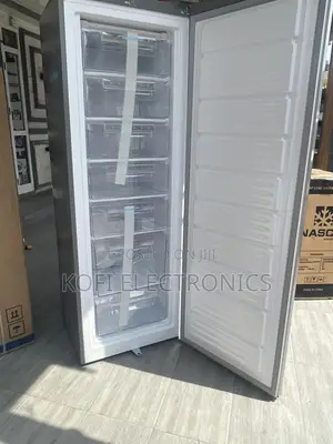 Nasco 260l 7-Drawer Upright Freezer [Dd1-33] With Lock Key