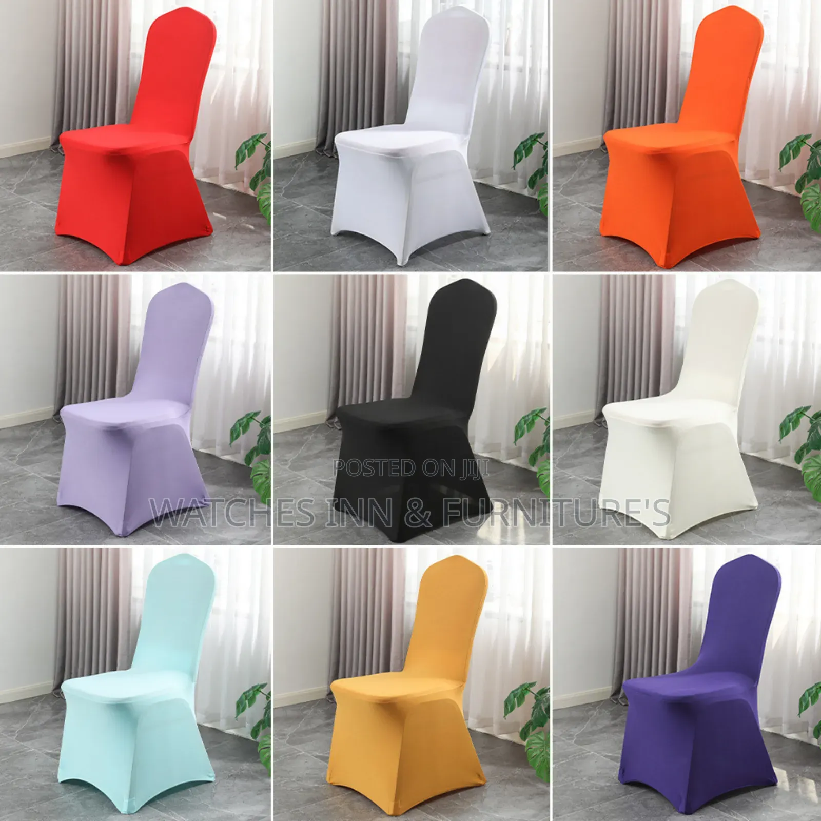 Stackable Chairs Stretch Cover ( Wholesale, All Colours )