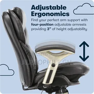 Serta Claremont Executive Office Chair With Back in Motion