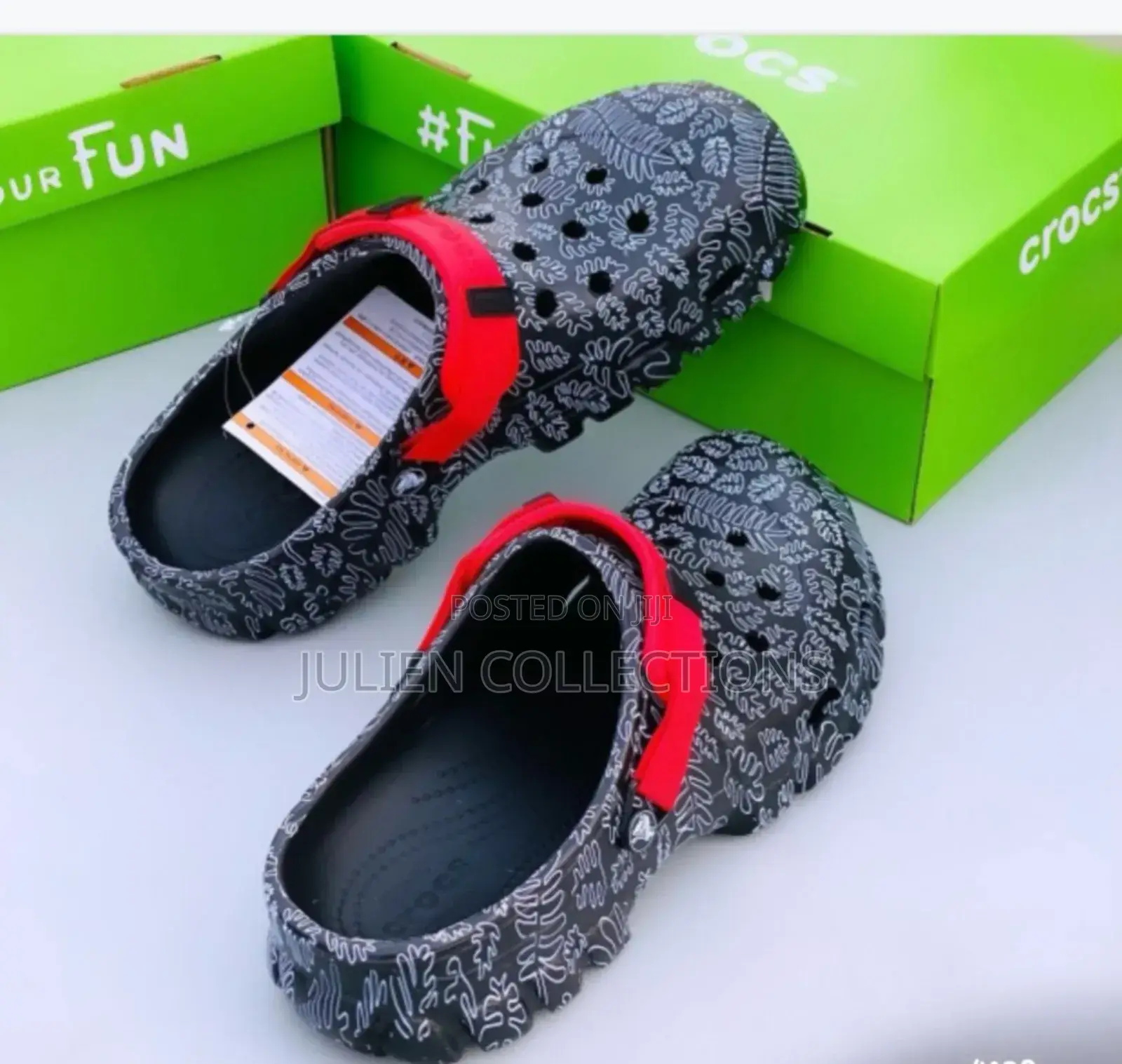 Crocs Slides Black Ash