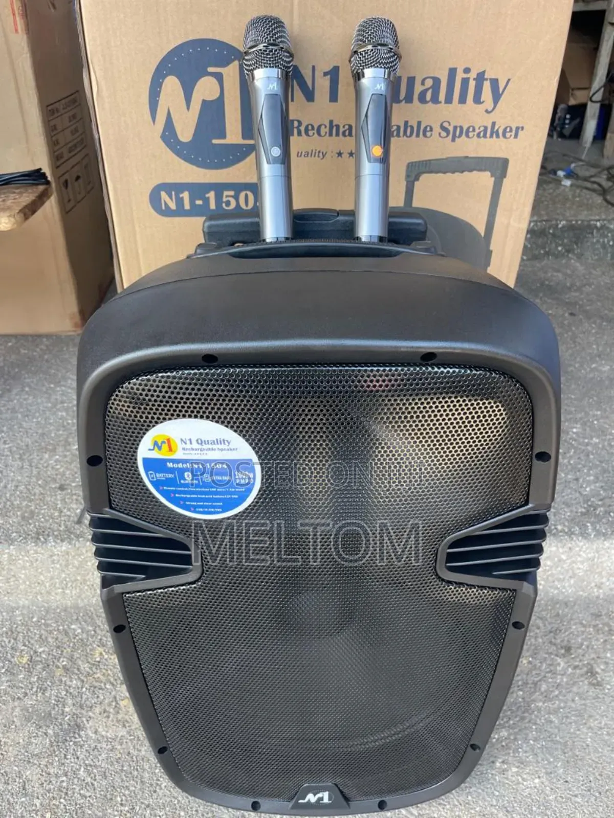 N1 Quality 15inches Rechargeable Speaker