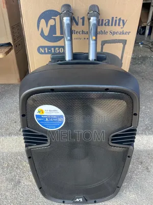 N1 Quality 15inches Rechargeable Speaker