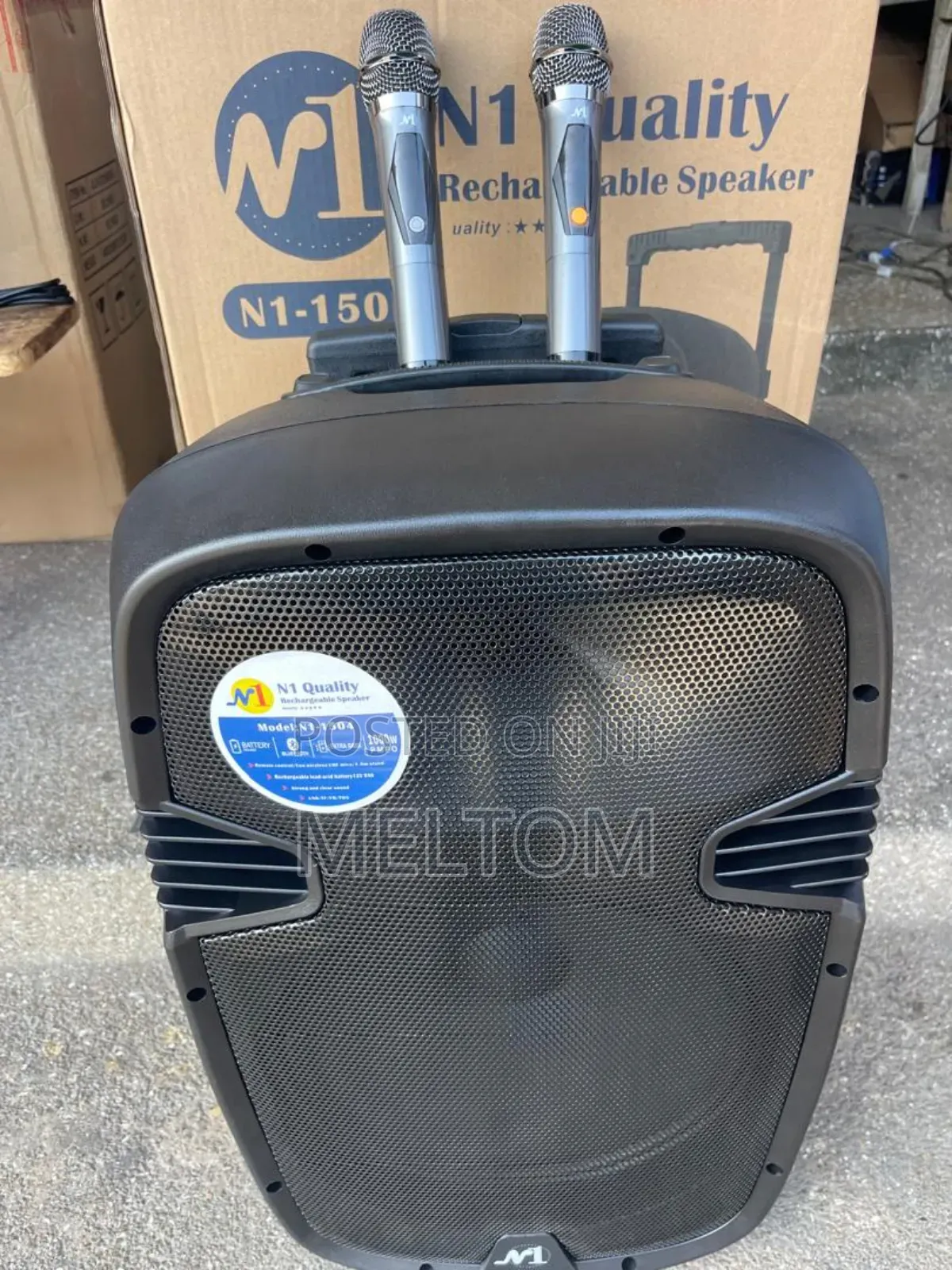 N1 Quality 15inches Rechargeable Speaker