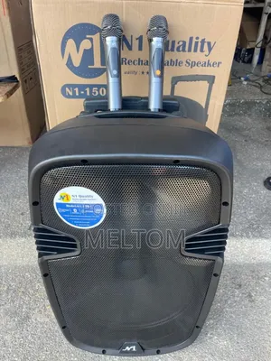 N1 Quality 15inches Rechargeable Speaker