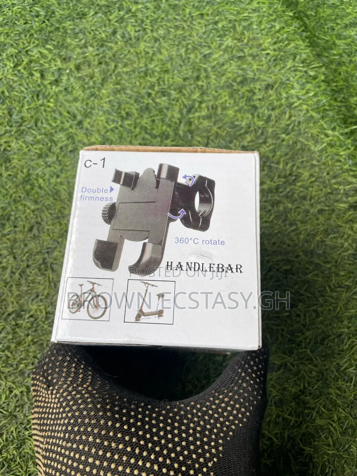 Phone Holder for Motorbike and Bicycle (With Charging Port)