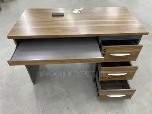 Office Study Desk Ergonomic Office Desk Wood With Drawers