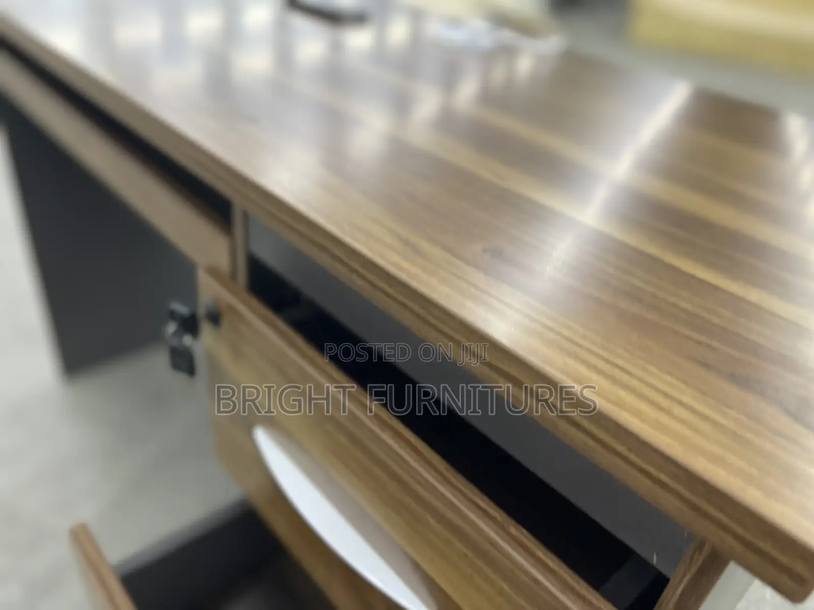 Office Study Desk Ergonomic Office Desk Wood With Drawers